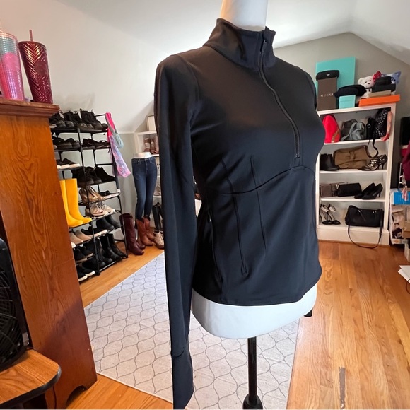 FREE PEOPLE Movement Run The Course Half Zip Layer Top Size S - Picture 7 of 13